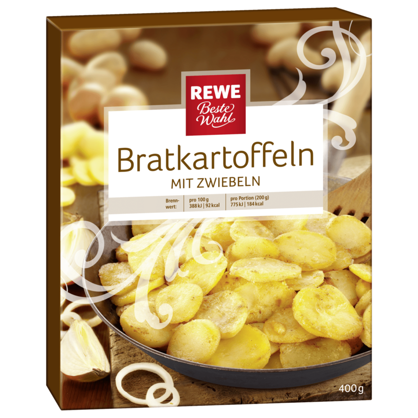 REWE Beste Wahl Brat-Kartoffeln mit Zwiebeln 400g